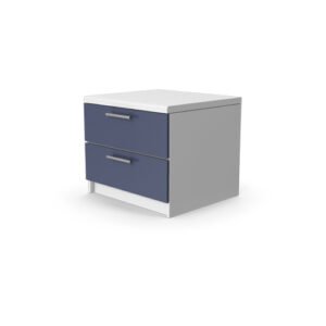 White grey minimalist small cabinet
